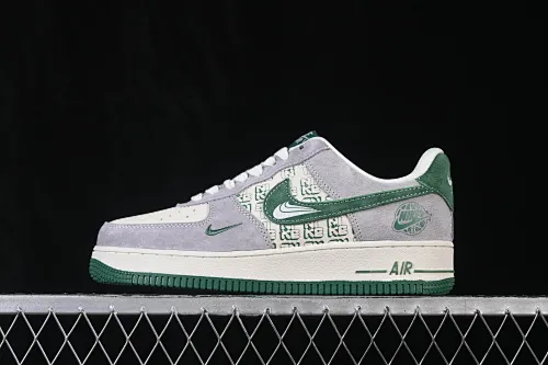 All categories Nk Air Force 1 Air Force series Nk Air Force 1 Low Air Force low-top Nike Air Force 1'07 Low gray and green full print Air Force 1 low-top casual sneakers DW8806-002